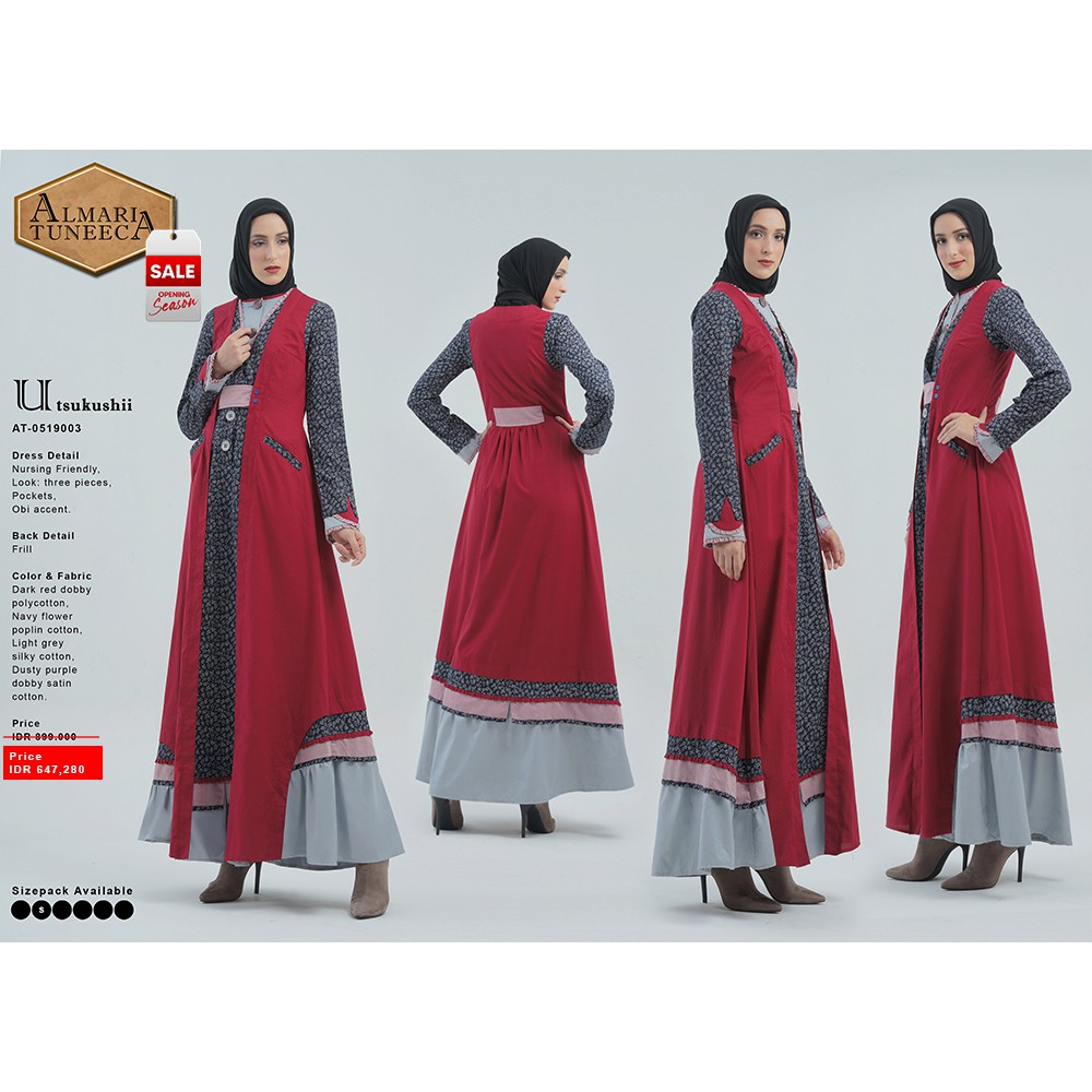 FLASHSALE GAMIS TUNEECA ALMARI TUNEECA
