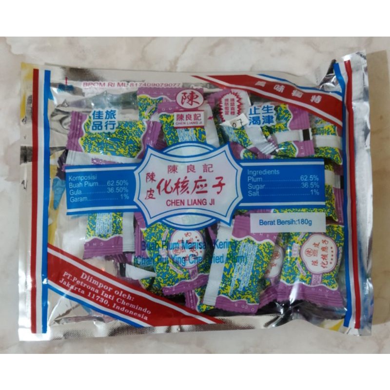

MANISAN BUAH PLUM MANISAN KERING CHEN LIANG JI | CEMILAN | MAKANAN IMLEK