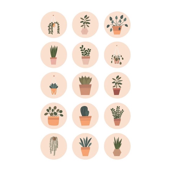 

Sticker Aesthetic journal/Sticker Aesthetic/sticker round/sticker label