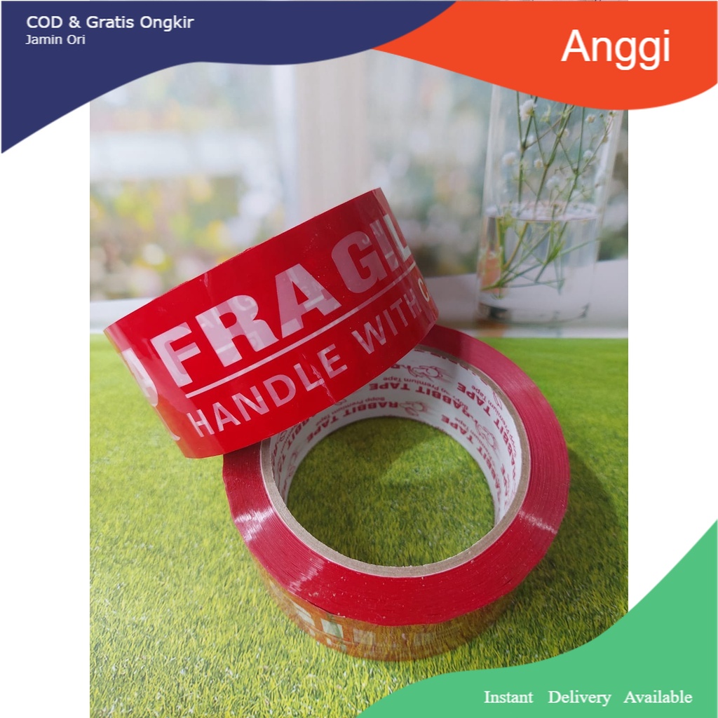 

RABBIT LAKBAN FRAGILE 2 INCH 100YARDX45MM (91.44meter) - Anggi