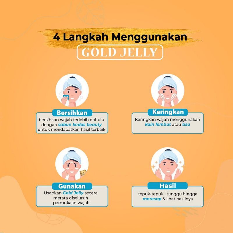 Sabun Kedas Beauty Original BPOM Sepaket Gold Jelly Kedas Beauty Pemutih Wajah Murah Cod-2