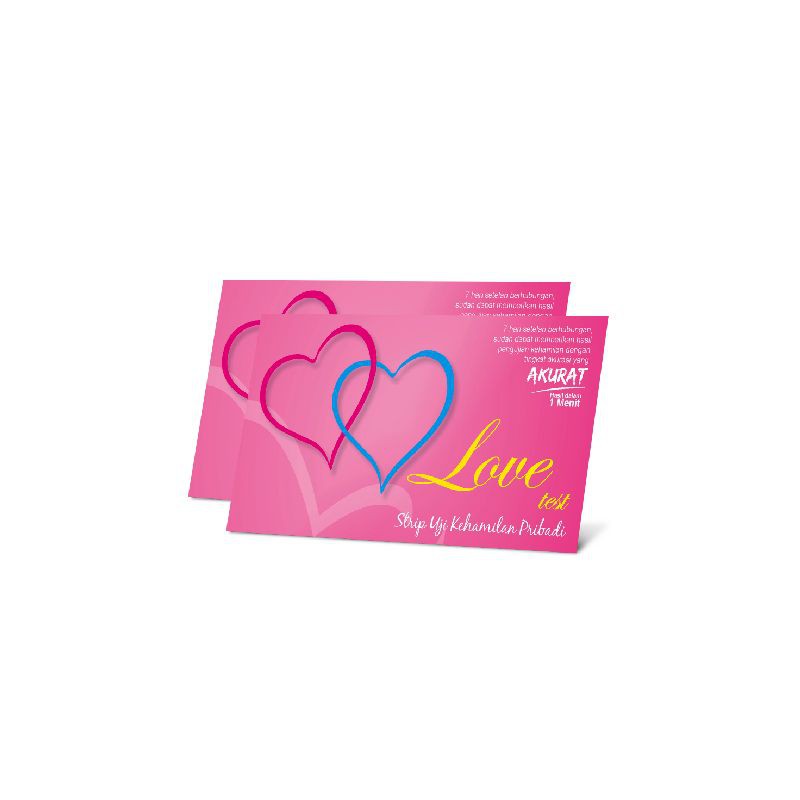 Love Test Strip Uji Kehamilan (Test Pack)