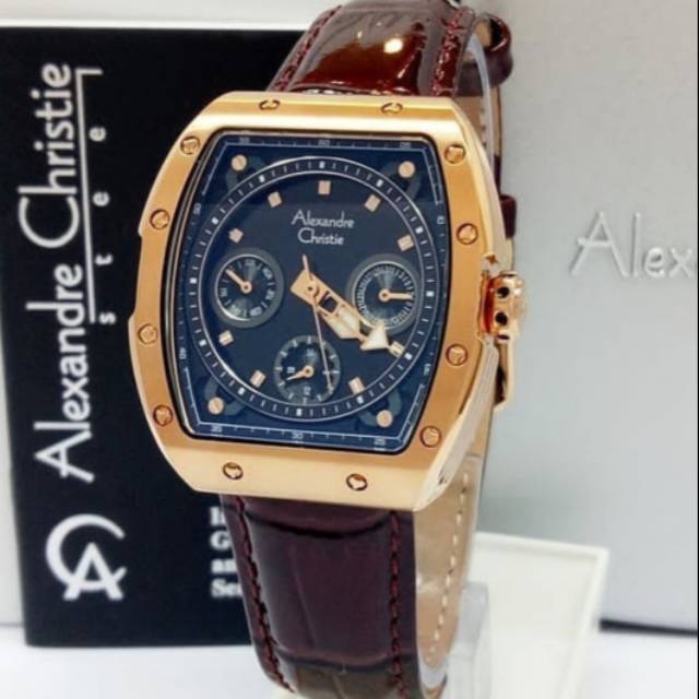 Jam Alexandre Christie AC 6411 BF Rose Gold