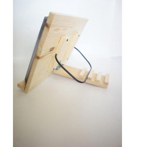 

Hot Sell.. Wooden Book Stand Cookbook Stand Holder Penyangga Buku Laptop Tablet Kanvas Lukis Gambar Kayu