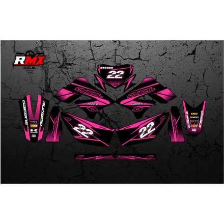 DECAL KLX 150 S/L FULLBODY (017) DEKAL STIKER D-TRACKER DTRACKER DTX LAMA 2009 2010 2011 2012 2013 2