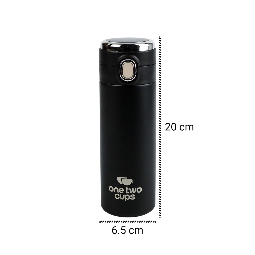 One Two Cups Botol Minum Thermos Suhu LCD Thermal Smart Mug Stainless Steel 382ml - OTC002