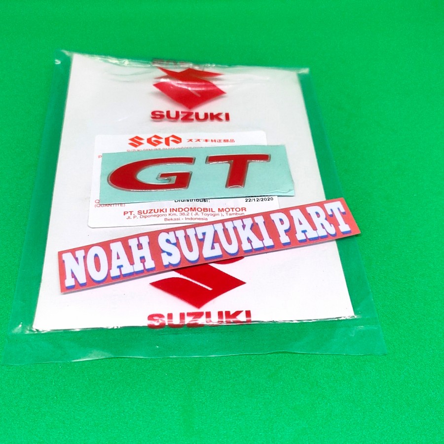 Emblem logo GT Suzuki Swift asli sgp