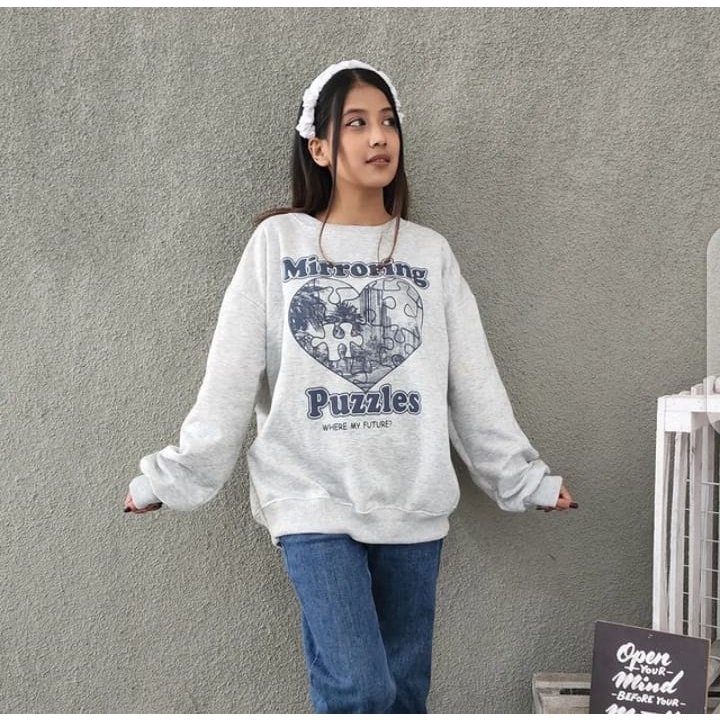 Sweater Wanita Grosir Berkualitas - Mirroring puzle