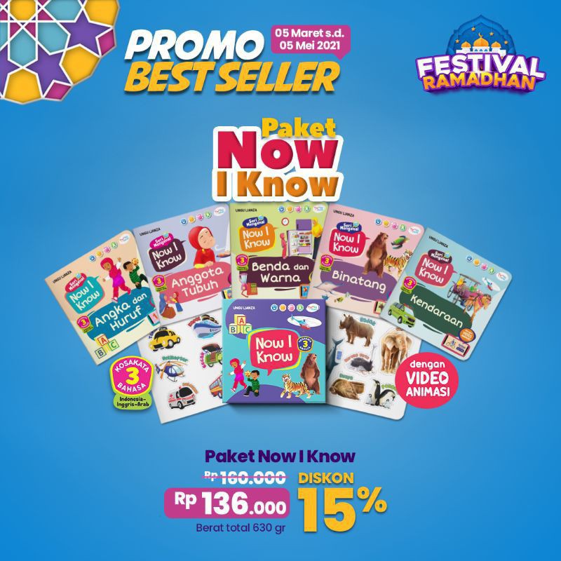 Buku Anak - Paket Now I Know Ziyad Books