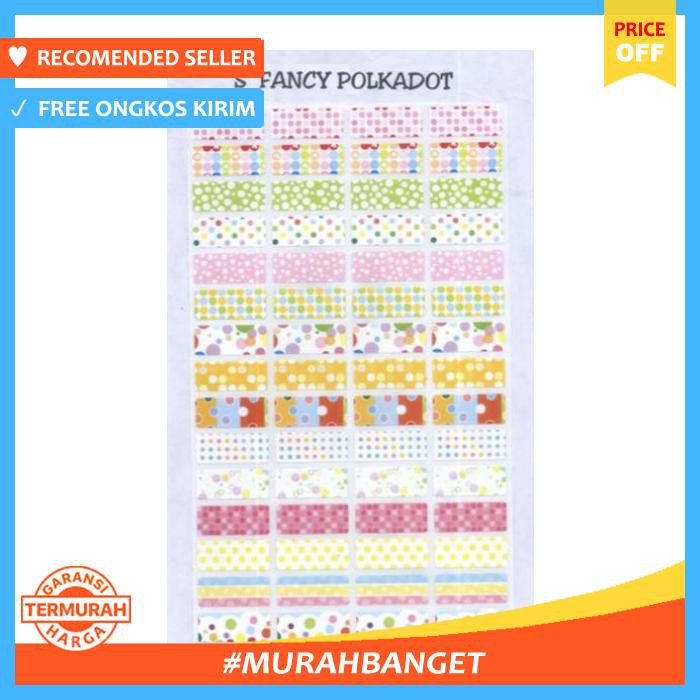 

Stiker - Polkadot Sticker. Name Label Small. Fancy Cocok Untuk Nama Dewasa Juga Anak Buku, Tas