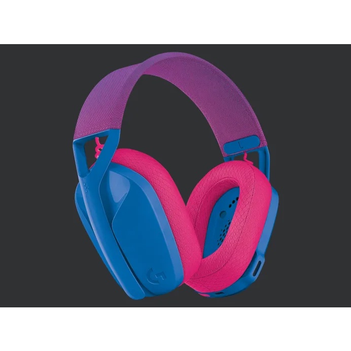 Logitech G435 LIGHTSPEED Wireless Gaming Headset - Blue And Raspberry