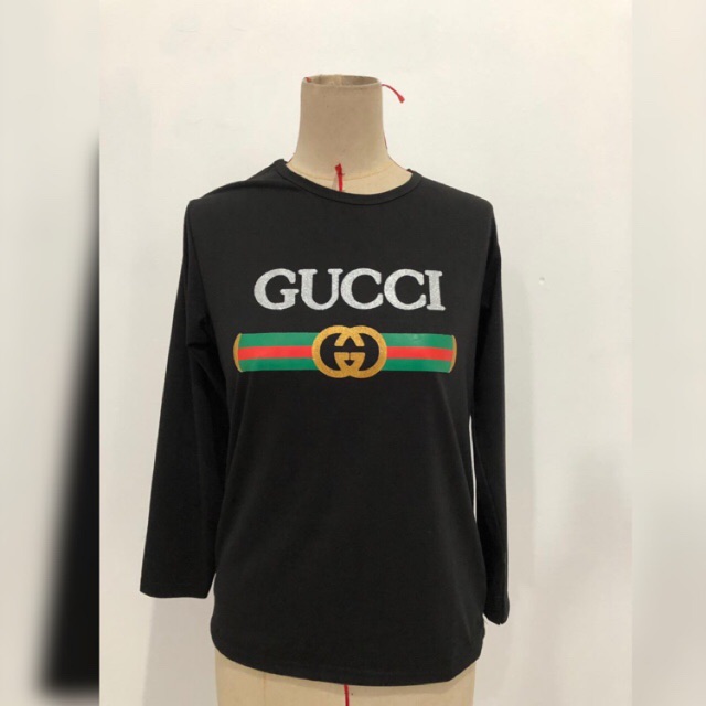 Kaos lengan panjang gucci wanita murah