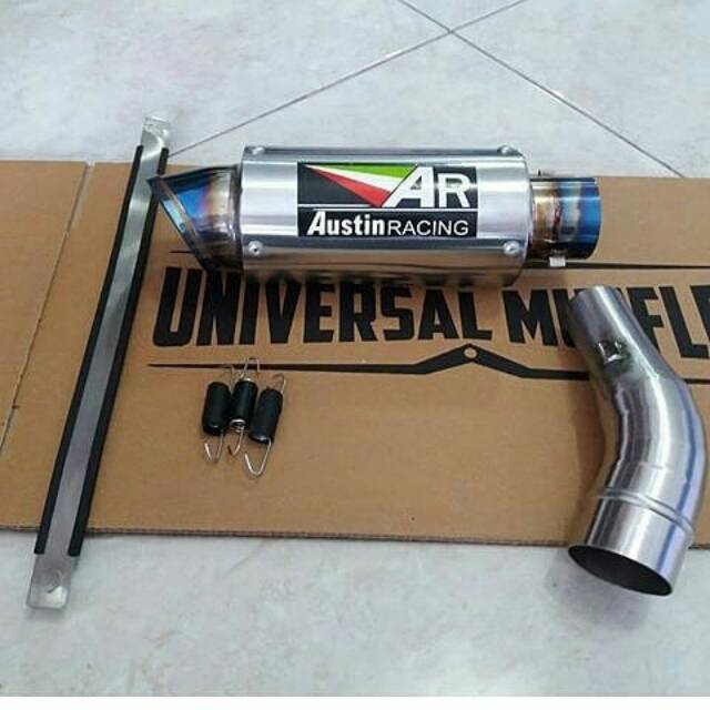 Silincer knalpot Racing Austin Racing Titan dan slip on CBR 250 CBR 150 ninja 250fi ninja 250 carbu