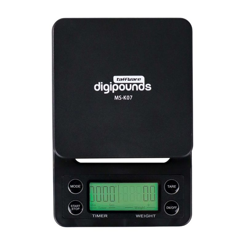 Timbangan Digital Dengan Timer 5Kg 0.1 gram - Black
