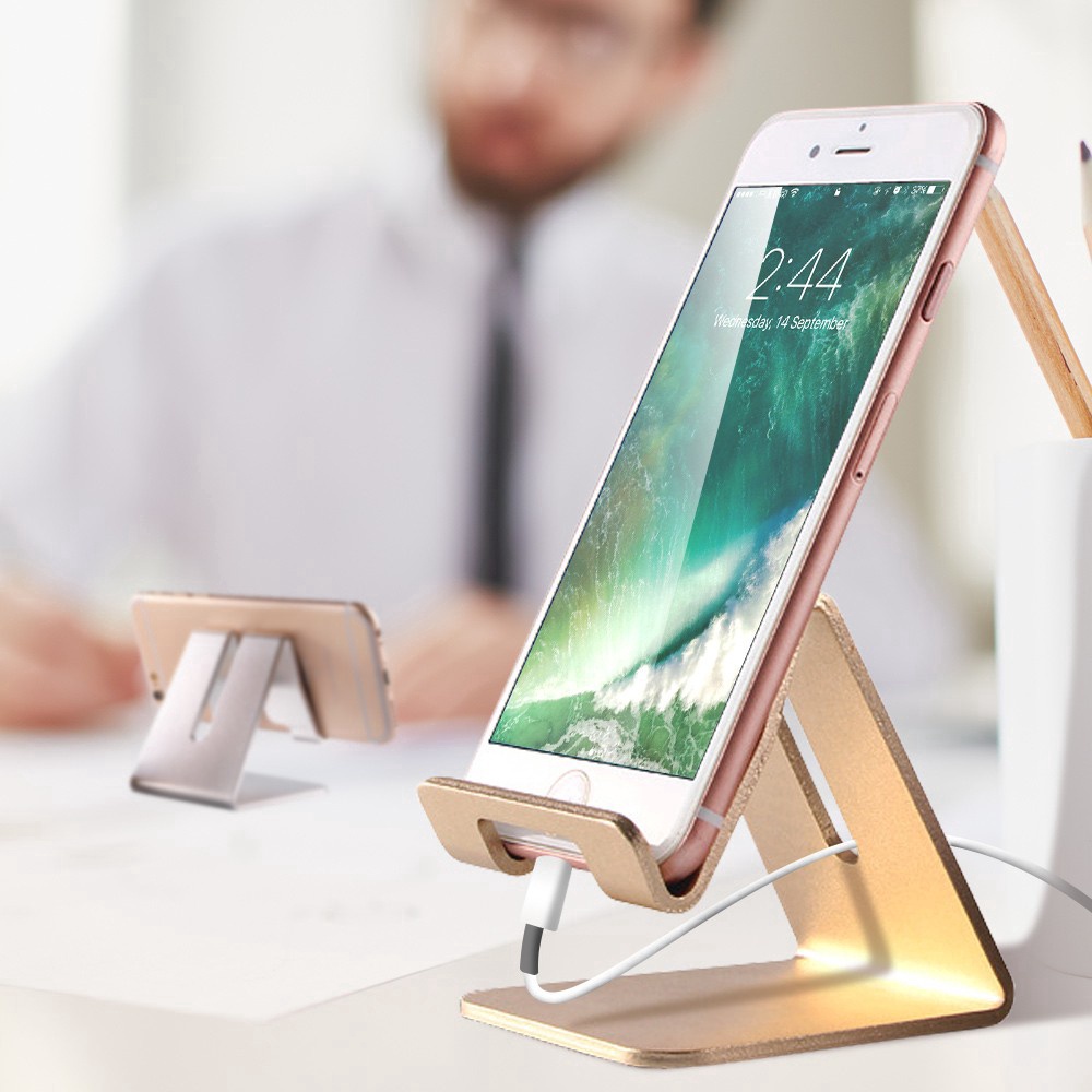 Mobile Phone Holder Stand Aluminum Alloy Telefon Tutucu Universal Desk Stand