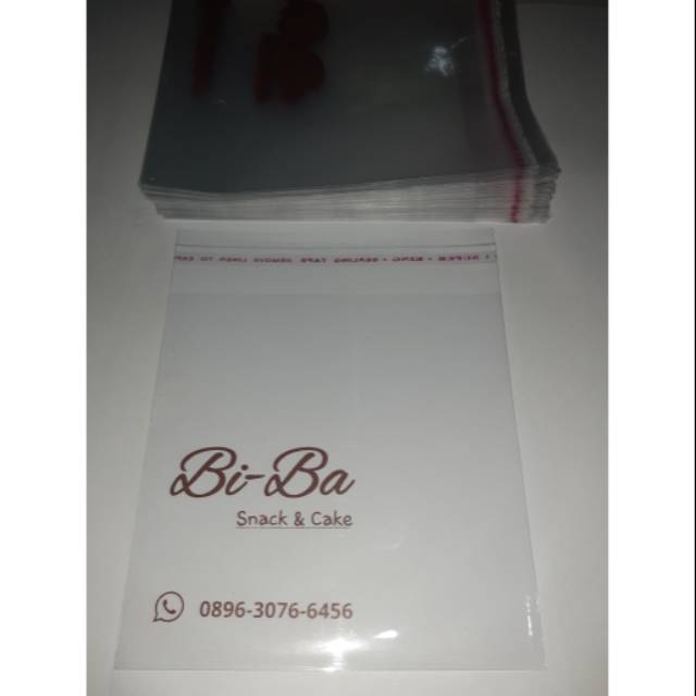 

Sablon Plastik opp 12x12cm tebal