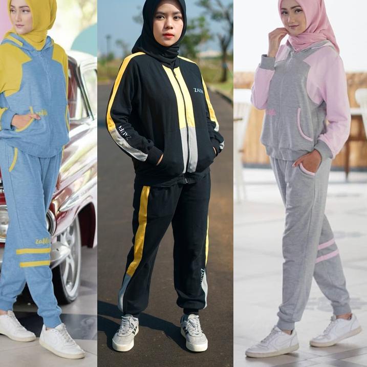 12.12 COD SET SPORTY ZALIFA - BAJU OLAHRAGA - STELAN