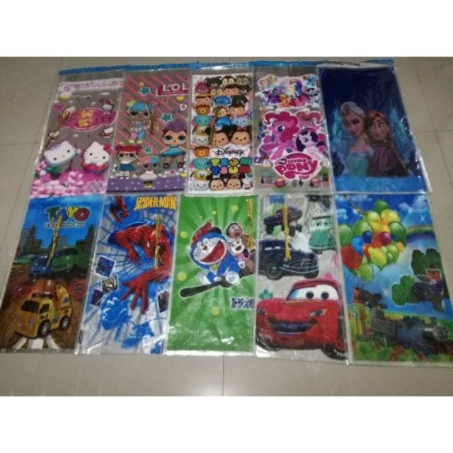 𝗧𝗲𝗿𝗹𝗮𝗿𝗶𝘀 !!!  Plastik Ulang Tahun opp UKURAN L / BESAR 25x50cm