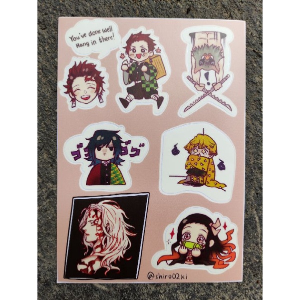 

Kimetsu no Yaiba (KnY) Kisscut Sticker by shiro02ki