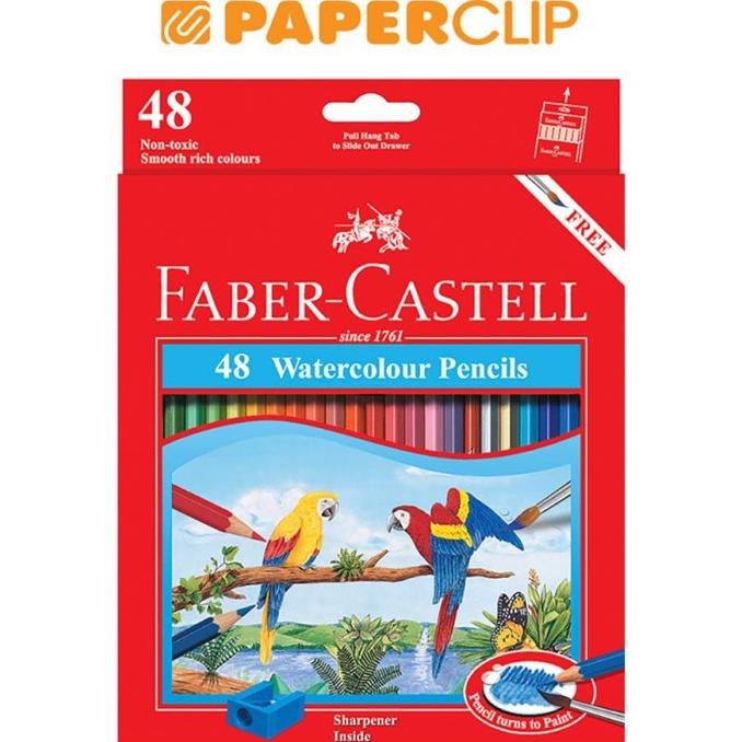 

PENSIL WARNA FABER CASTELL SET RL 114468 48COLOR LD ---READY---