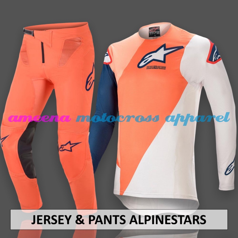 Jersey Custom Nama - Jerseyset Stelan - Jersey Celana Motocross - Jerseyset Stelan - Jersey Trail - Jersey Pants MX Adventure - Jersey Premium -AS029