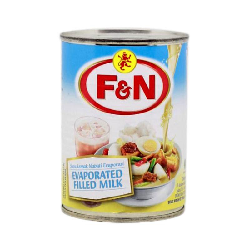 

FN Evaporasi Creamer / Susu Cair Evaporasi FN / F&N Evaporated Filled Milk 380gr ( SATUAN)