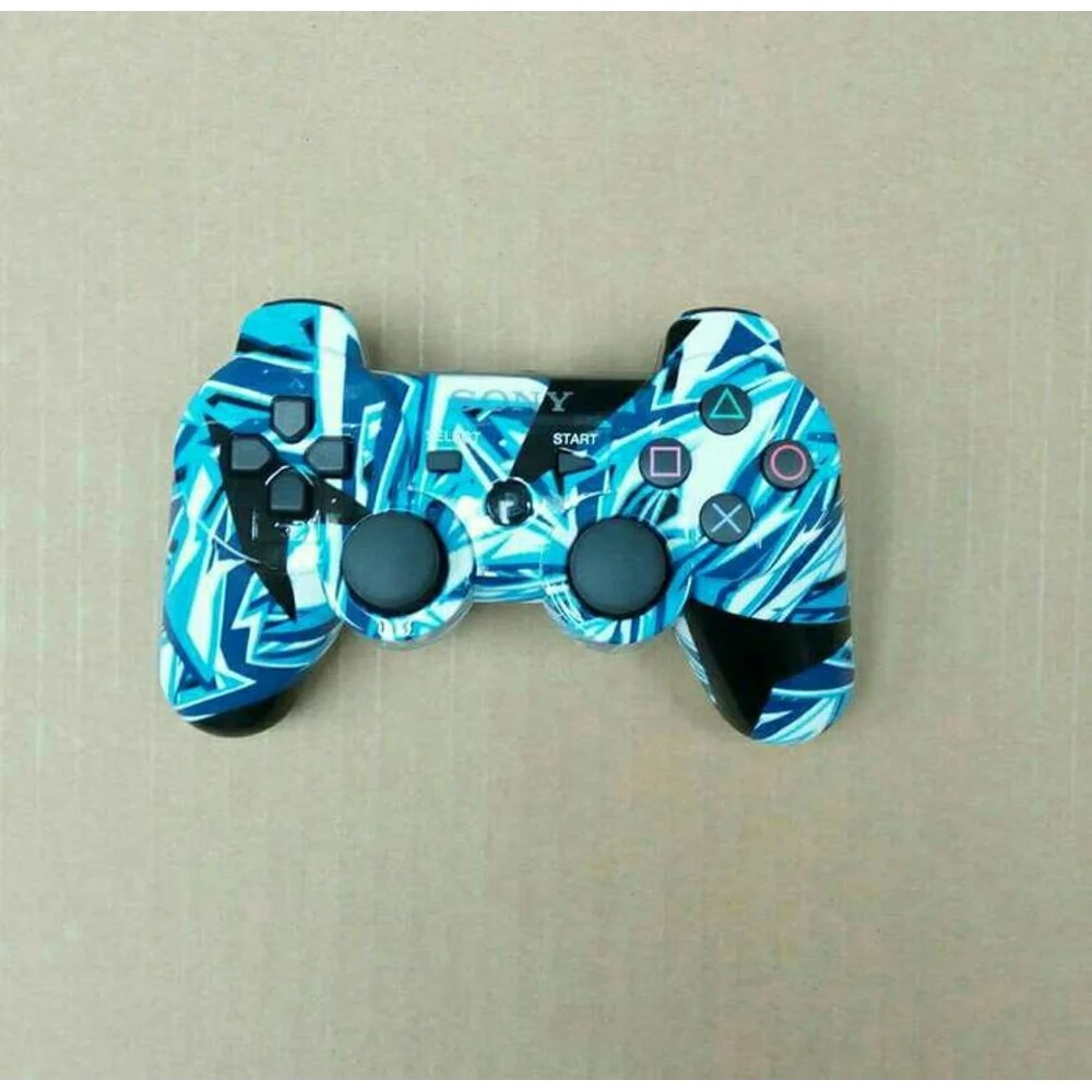 Stik Wireless PS3 OP Corak Army Biru