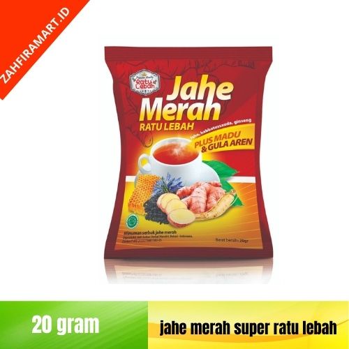 

Jahe Merah super ratu lebah 20 Gram 1 Renceng 10 Sachet Minuman Herbal Serbuk