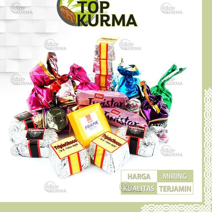 

(TERBARU) .<!>. 346NVI Coklat Arab / Chocolate Manis Mix Oleh Oleh Haji / Umroh