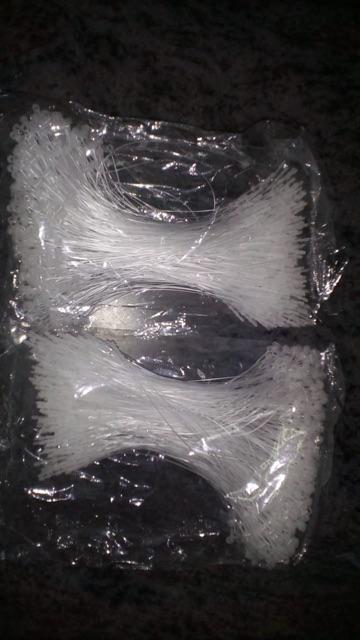 Loop Pin/lock Pin/hang Tag/gantungan Baju/string Pin (isi =500) 5 Inch