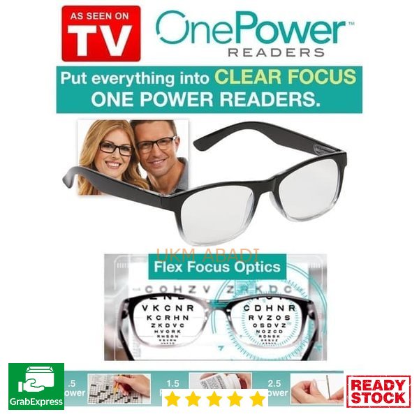 Kacamata Baca Plus Auto Focus ONE POWER READERS KACA MATA SERVIS HP