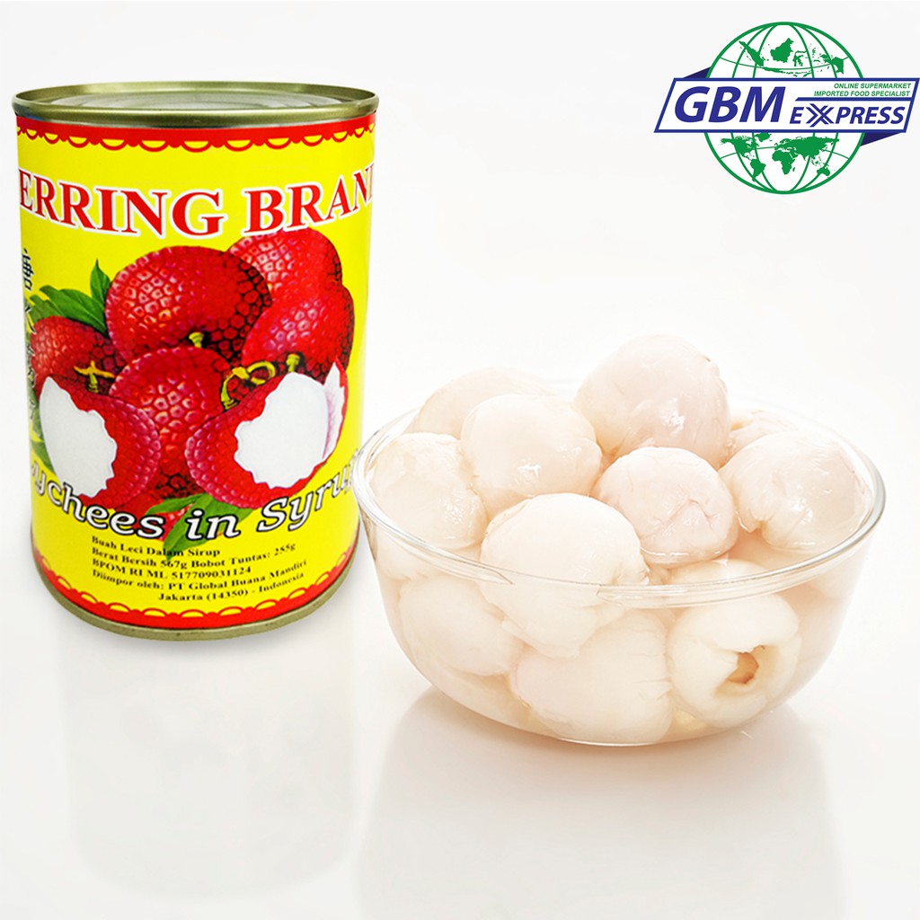 

QH Herring Brand Full Carton Canned Lychee in Syrup 567g - 12Pcs