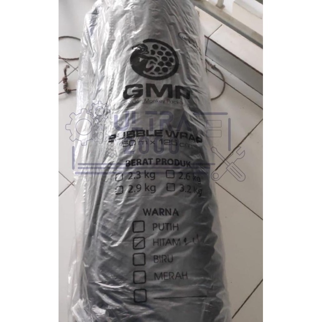 

✈ [GO SEND] Bubble Wrap Hitam 50m x 125cm Premium Quality ☛