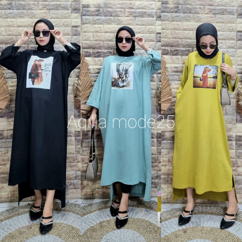 MIDI DRESS TUNIK VIRAL KATUN COMBET // MIDI DRESS VIRAL // MIDI DRESS KATUN COMBET // TUNIK TERBARU 