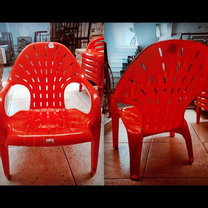 Hijau | Kursi Santai Plastik | Bangku Santai Plastik | Green Leaf Tresshop_