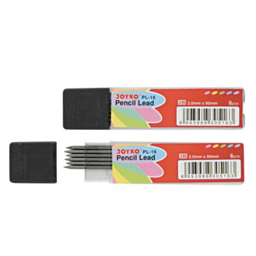 

ISI PENSIL PENCIL LEAD MECHANICAL 2.0mm PL-16 JOYKO PENSIL CETEK MEKANIK LUSIN ECER GROSIR