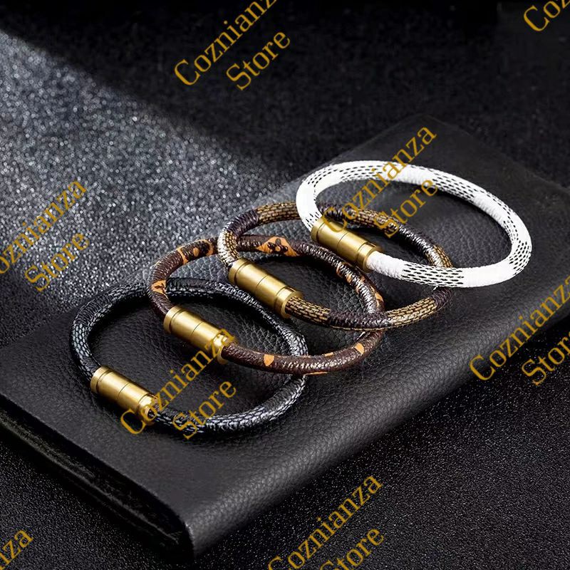 COD✅ Gelang Kulit LV 01 Premium Waterproof