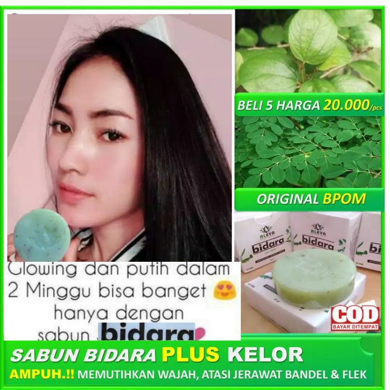 Sabun Bidara Aleya | Sabun Bidara Plus Kelor Aleya Original BPOM | Sabun Bidara Original
