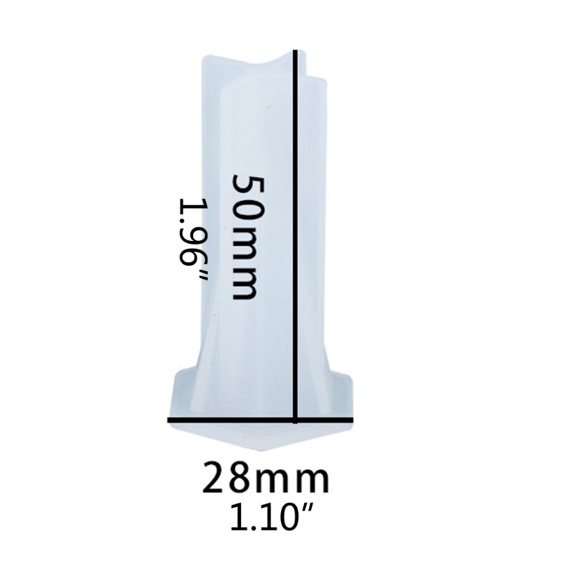 Cetakan Resin Epoxy Bentuk Kerucut Bahan Silikon Untuk Membuat Perhiasan Diy