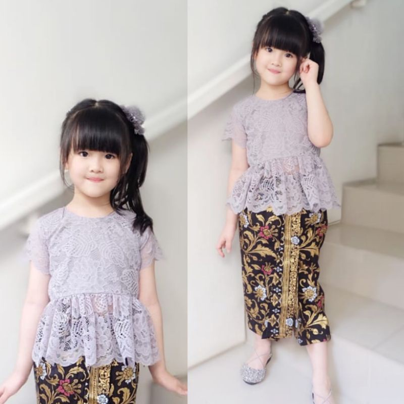 Kebaya Pepplum Tania Anak Unik/Baju Adat/Baju Anak murah/kebaya anak murah