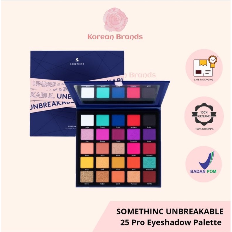 SOMETHINC Unbreakable 25 Pro Eyeshadow Palette