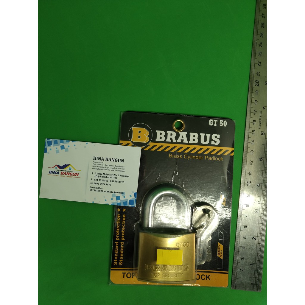 Brabus (Kunci Pagar / Gembok) UK 50 Leher Pendek