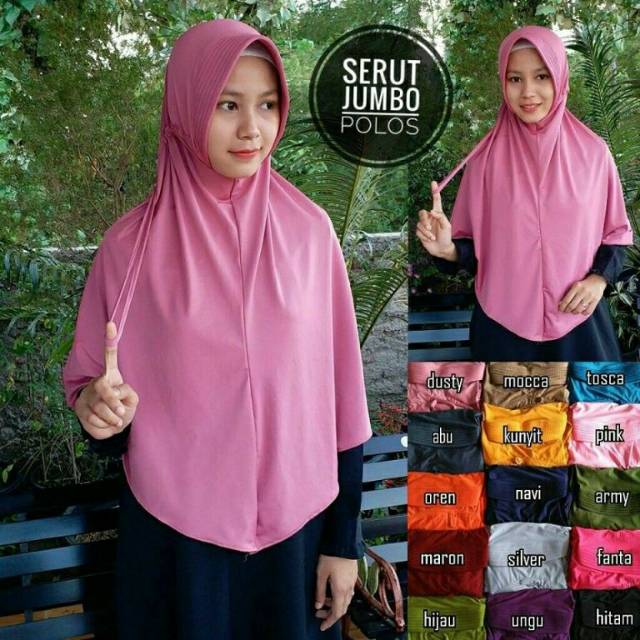 JILBAB  SERUT JUMBO / JILBAB SERUT syar'i jumbo