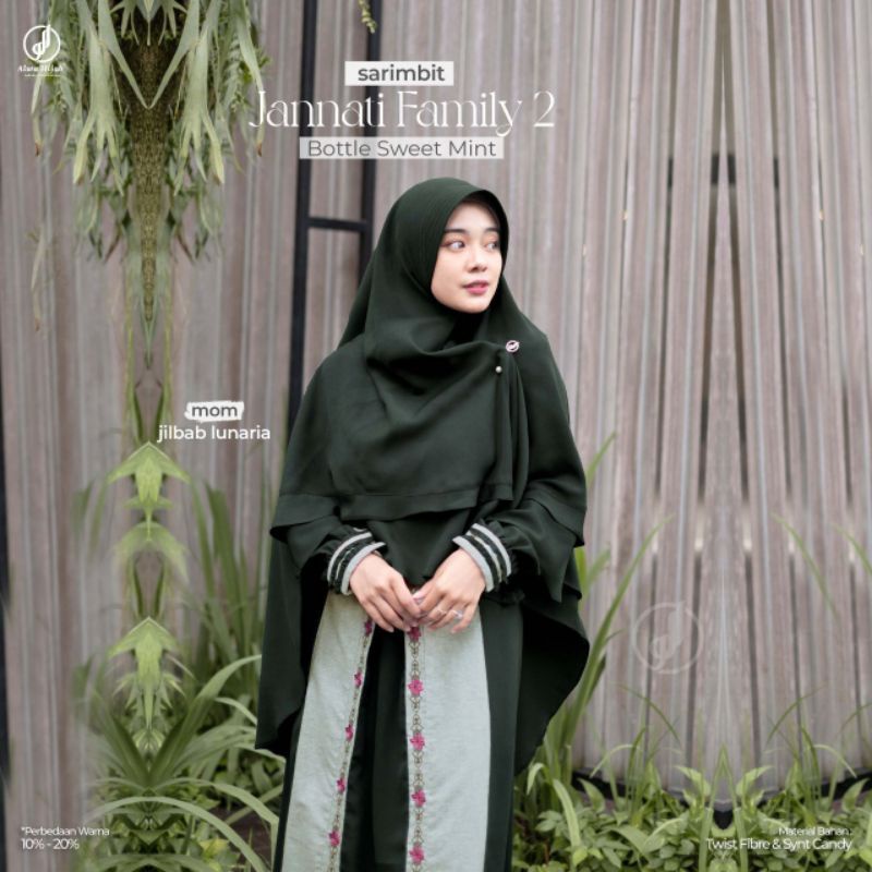 Jannati Dress Family Sett By Alwa Hijab | Gamis Dewasa