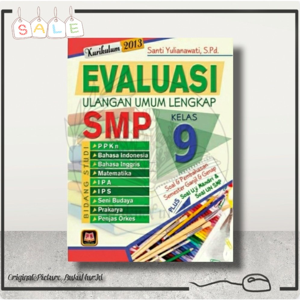 Pustaka Setia Buku Evaluasi Ulangan Umum Lengkap Smp Kelas 9 Kurikulum 2013 - 100% Buku Original