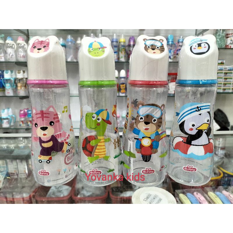 Botol Susu Karakter Lucu Bunny BPA Free 250 Dot Reguler/125 Ml