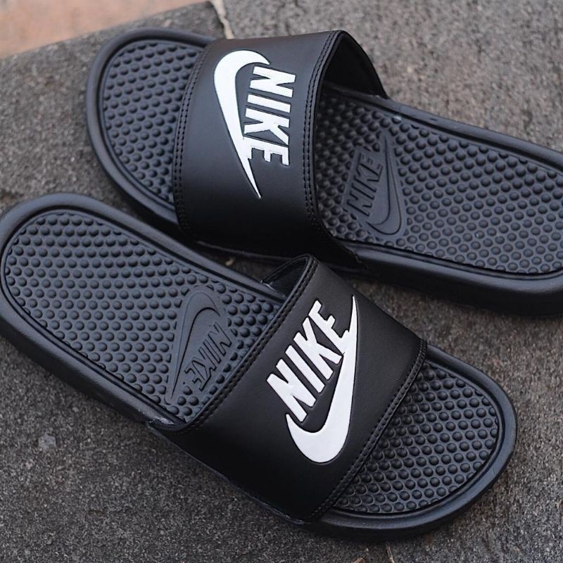 Sandal Slop Nike Bennasi Wanita Kekinian/Sandal Slop Pria Terbaru NIKE BENASSI Sandal Slide-3