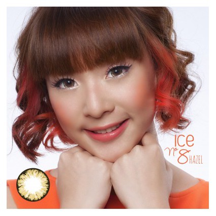 Softlens X2 Ice Nude N8 + Free Lenscase - Hazel