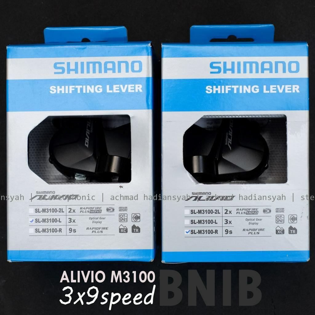bnib.. SHIMANO shifter Alivio M3100 3x9speed shifter SHIMANO Alivio 3x9speed M3100 shifter 3X9speed 