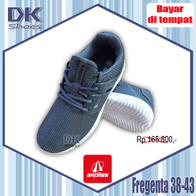 DK Shoes - NEW Ardiles Fregeta 38-43 / Sepatu Pria Grey